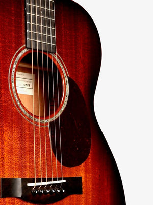 Santa Cruz OM All-Mahogany Dark Burst Custom #5977 - Santa Cruz Guitar Company - Heartbreaker Guitars