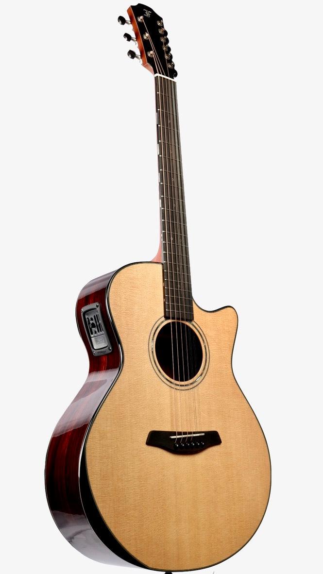 Furch Yellow Deluxe Gc-SR 9 String Cedar / Indian Rosewood with LR Baggs SPA #107555 - Furch Guitars - Heartbreaker Guitars