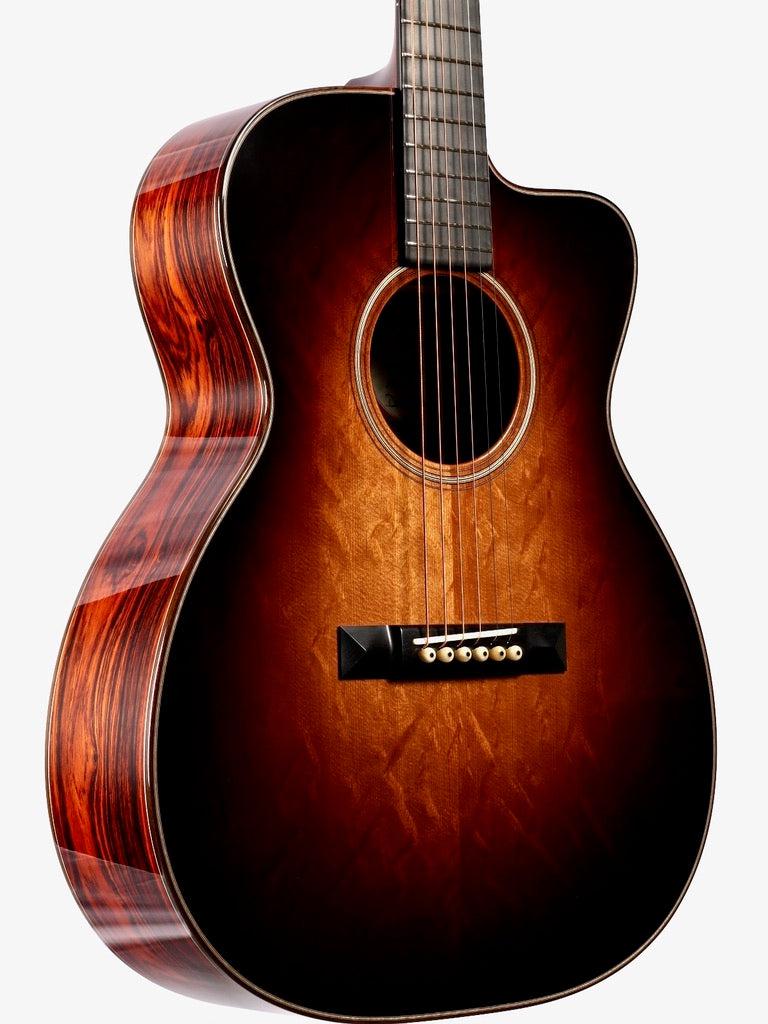 Bourgeois Guitars OMC Soloist Dark Burst Aged Tone Bearclaw / Cocobolo #9595 - Bourgeois Guitars - Heartbreaker Guitars
