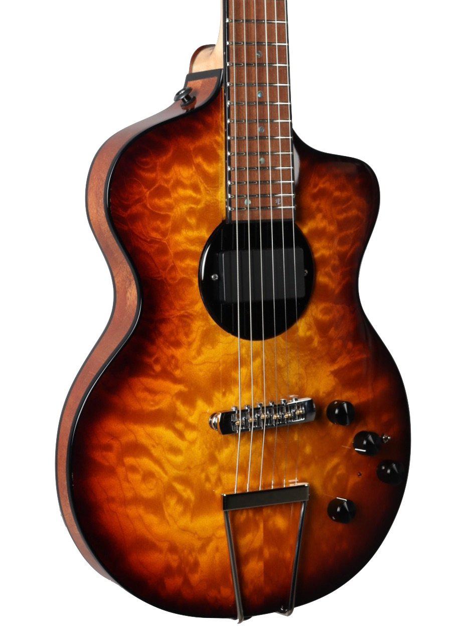 Rick Turner Model 1 Deluxe Lindsey Buckingham Quilted Maple / Mahogany #5576 - Rick Turner Guitars - Heartbreaker Guitars