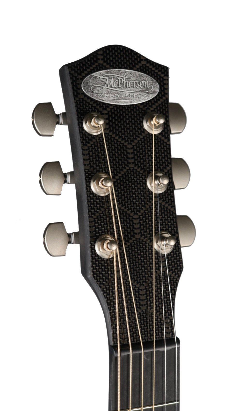 McPherson Carbon Fiber Sable Honeycomb Finish with Satin Pearl Hardware #11246 - McPherson Guitars - Heartbreaker Guitars