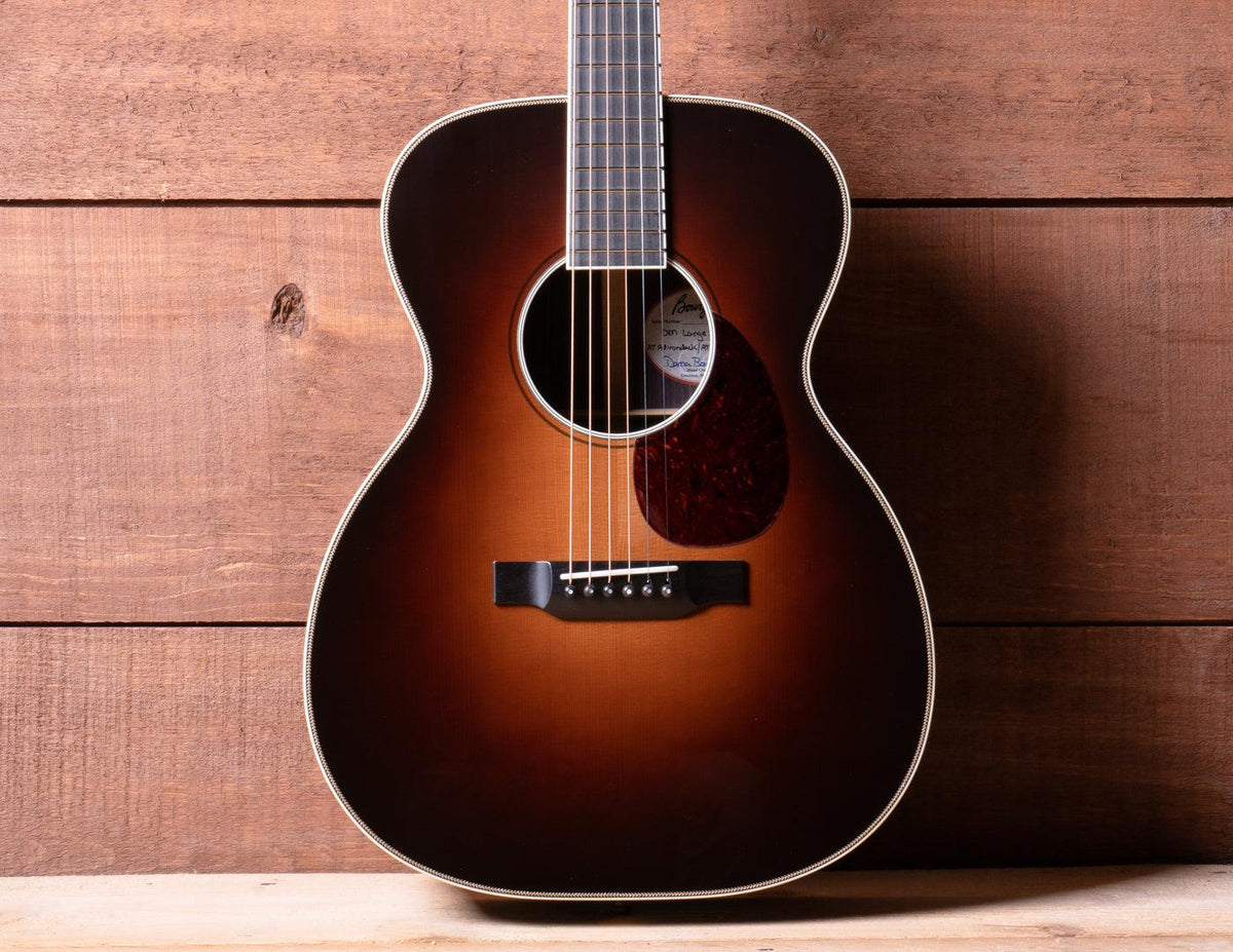Bourgeois AT Series OM Dark Burst Aged Tone Adirondack / Indian Rosewood #9382 - Bourgeois Guitars - Heartbreaker Guitars