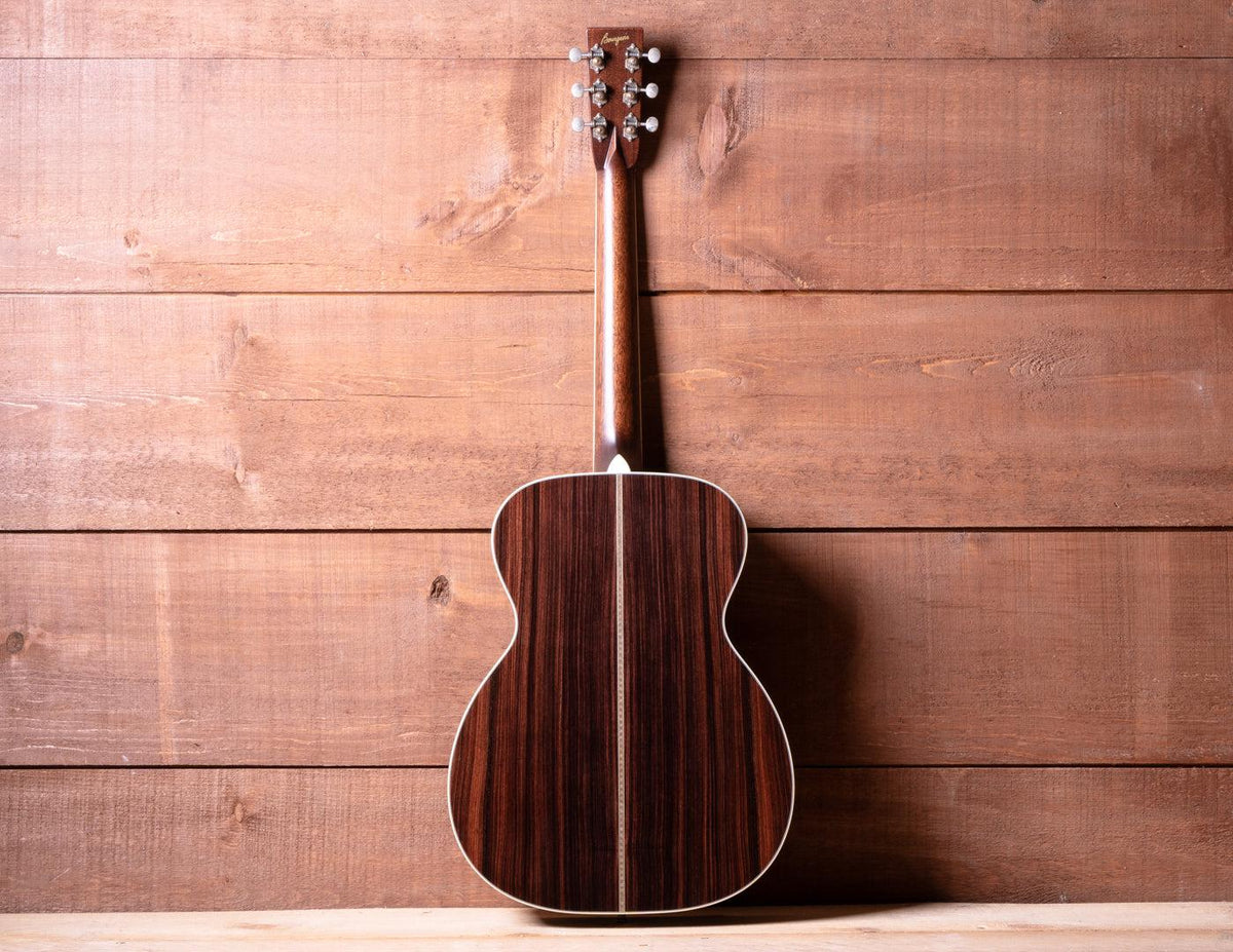 Bourgeois AT Series OM Dark Burst Aged Tone Adirondack / Indian Rosewood #9382 - Bourgeois Guitars - Heartbreaker Guitars