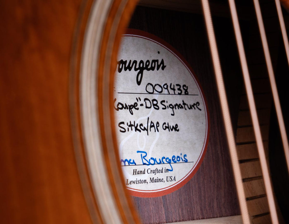 Bourgeois 00-12c DB Signature Legacy Series Dark Burst Aged Tone Bearclaw Spruce / Figured Indian Rosewood #9438 - Bourgeois Guitars - Heartbreaker Guitars