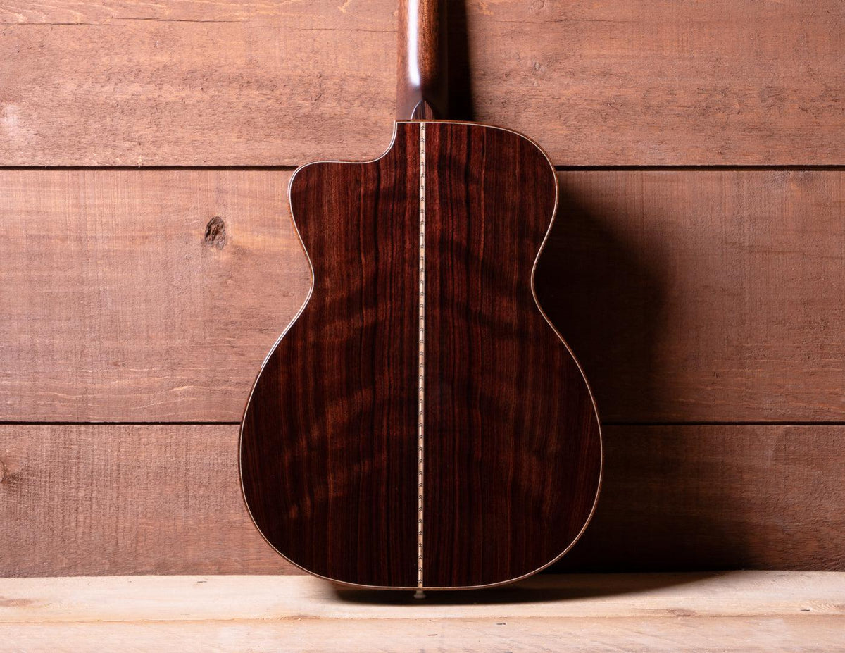 Bourgeois 00-12c DB Signature Legacy Series Dark Burst Aged Tone Bearclaw Spruce / Figured Indian Rosewood #9438 - Bourgeois Guitars - Heartbreaker Guitars