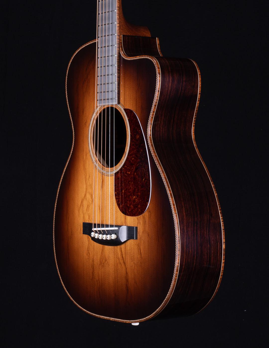 Bourgeois 00-12c DB Signature Legacy Series Dark Burst Aged Tone Bearclaw Spruce / Figured Indian Rosewood #9438 - Bourgeois Guitars - Heartbreaker Guitars