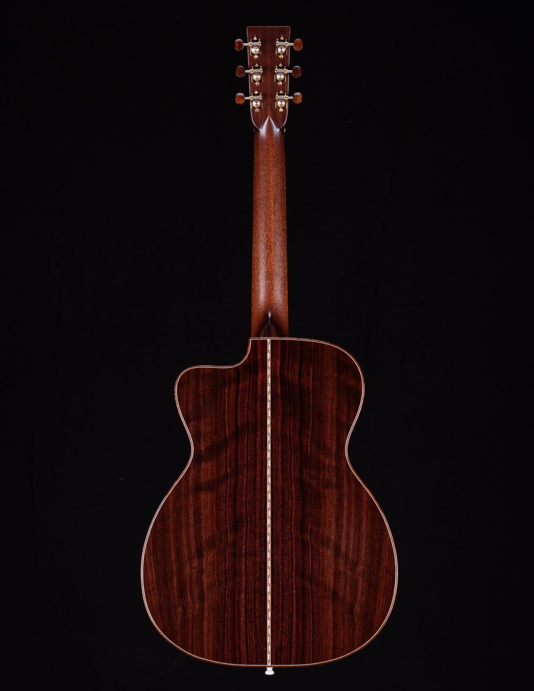 Bourgeois 00-12c DB Signature Legacy Series Dark Burst Aged Tone Bearclaw Spruce / Figured Indian Rosewood #9438 - Bourgeois Guitars - Heartbreaker Guitars