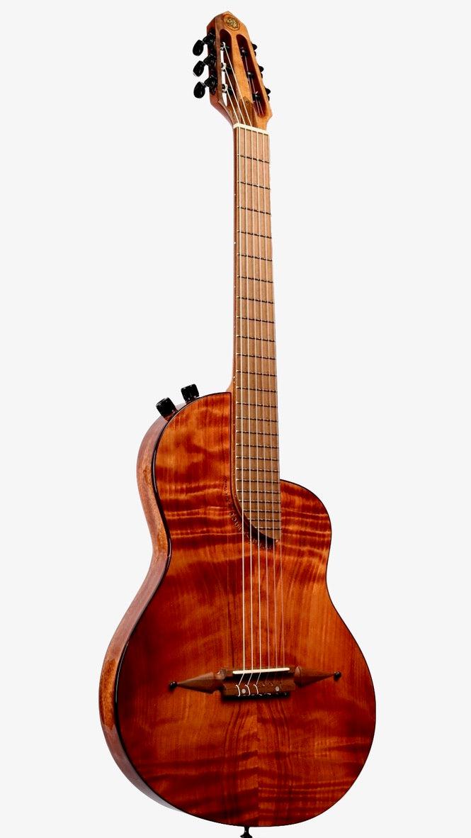 Rick Turner Renaissance RN6 Nylon String Curly Redwood / Mahogany #5705 - Rick Turner Guitars - Heartbreaker Guitars