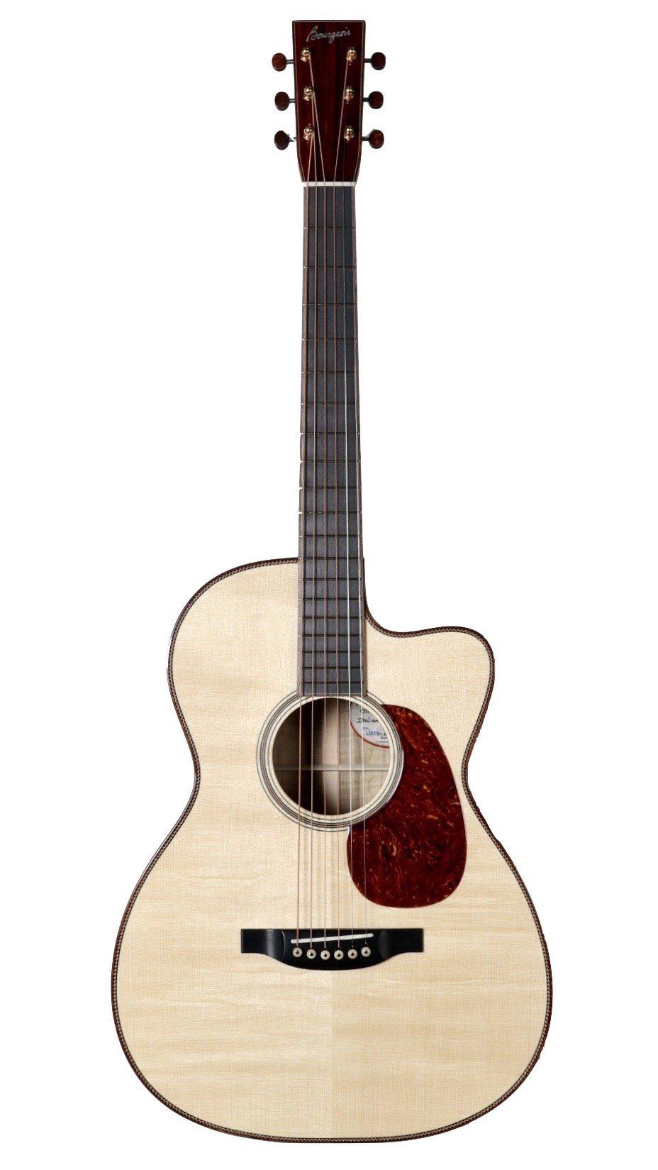 Bourgeois OMSC Flamed Myrtle / Italian Spruce 12 Fret #8861 - Bourgeois Guitars - Heartbreaker Guitars