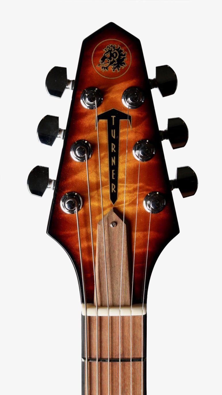 Rick Turner Model 1 Deluxe Lindsey Buckingham Quilted Maple / Mahogany #5576 - Rick Turner Guitars - Heartbreaker Guitars