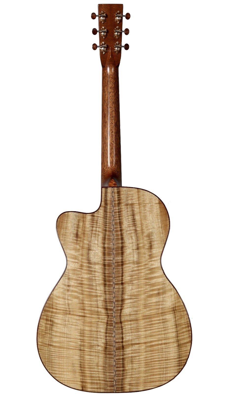 Bourgeois OMSC Flamed Myrtle / Italian Spruce 12 Fret #8861 - Bourgeois Guitars - Heartbreaker Guitars