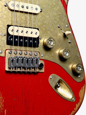 Paoletti Stratospheric Loft HSS Gold Ruby #199822 - Paoletti - Heartbreaker Guitars