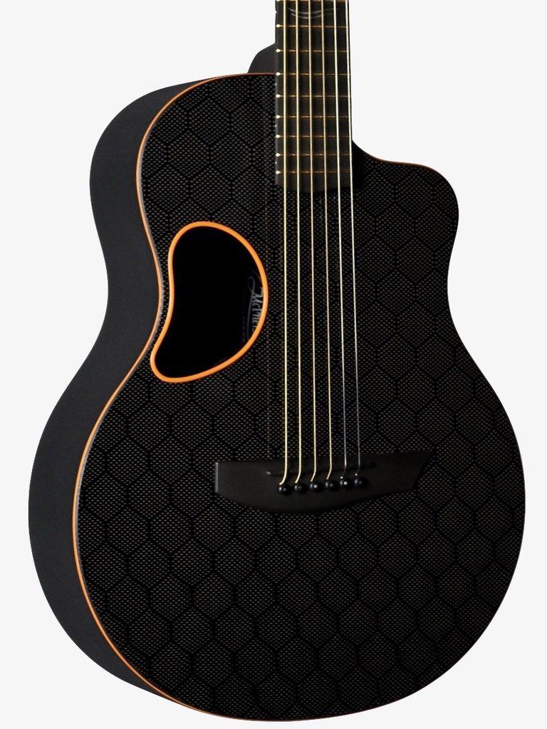 McPherson Carbon Fiber Blackout Touring Orange with Honeycomb Finish #11151 - McPherson Guitars - Heartbreaker Guitars