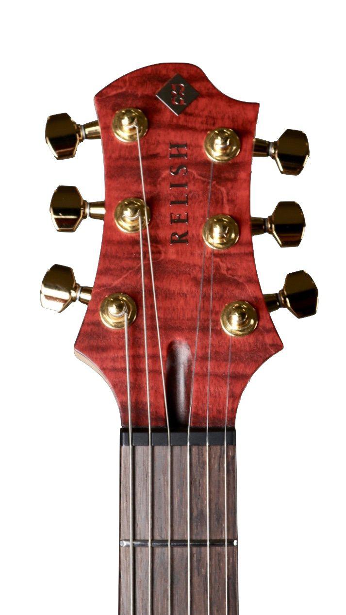Relish Bourdeaux Mary Custom 2020 NAMM Collection Gold Hardware - Relish Guitars - Heartbreaker Guitars