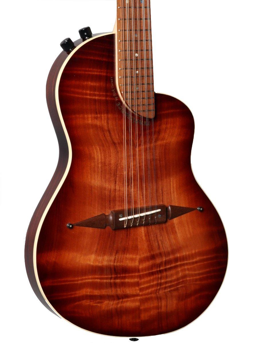 Renaissance RS12 Curly Redwood / Indian Rosewood #5533 - Rick Turner Guitars - Heartbreaker Guitars