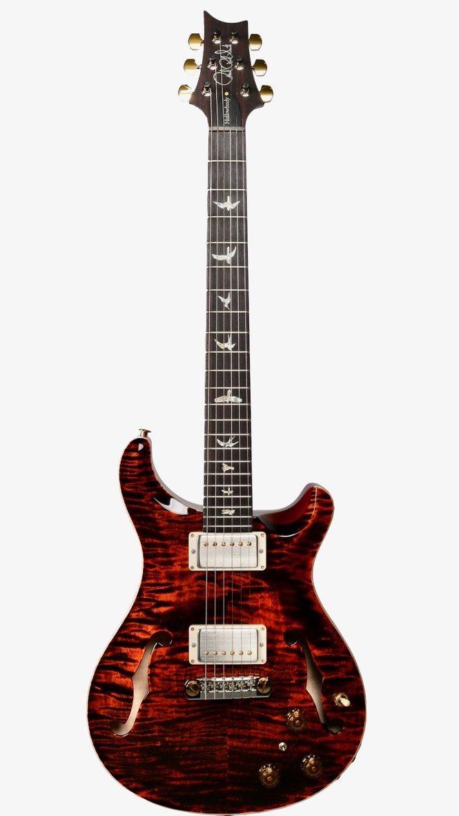 PRS Hollowbody II Piezo Orange Tiger Hybrid Package 10 Top #329356 - Paul Reed Smith Guitars - Heartbreaker Guitars