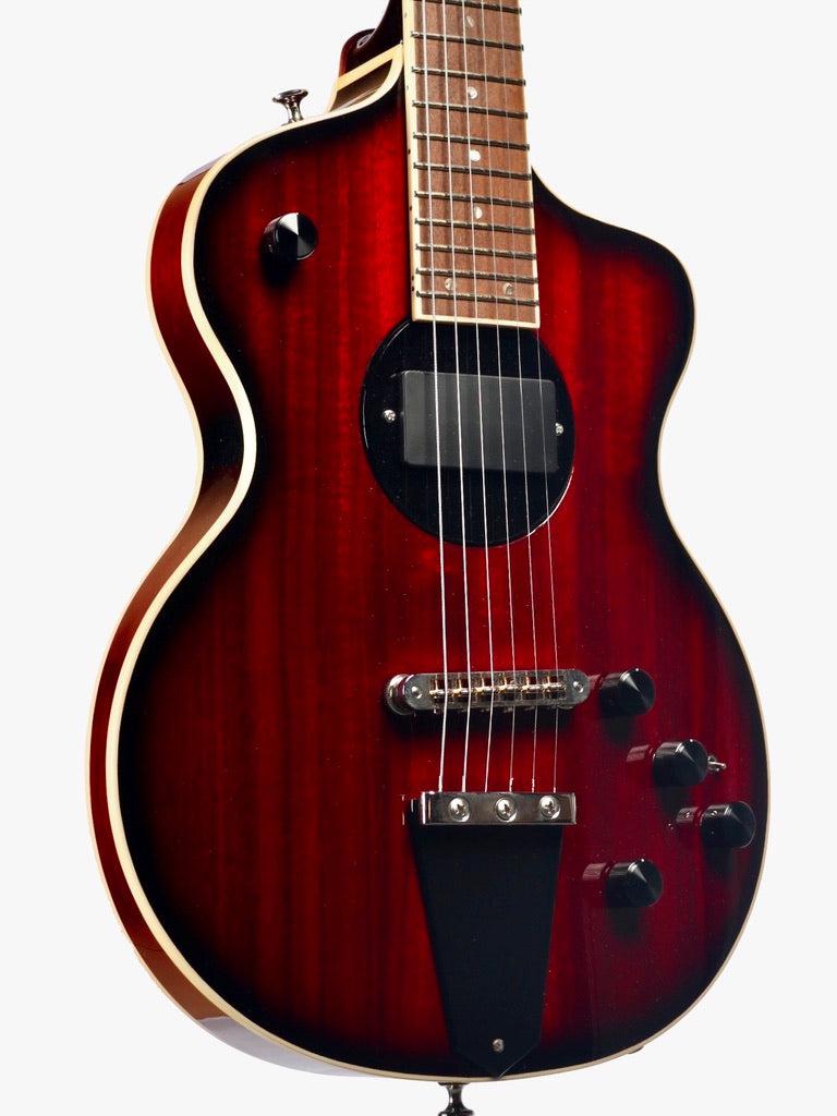 Rick Turner Model 1 LB Burgundy Burst with Full Electronics Package #5792 - Rick Turner Guitars - Heartbreaker Guitars