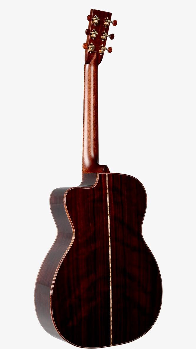 Bourgeois 00-12c DB Signature Legacy Series Dark Burst Aged Tone Bearclaw Spruce / Figured Indian Rosewood #9438 - Bourgeois Guitars - Heartbreaker Guitars
