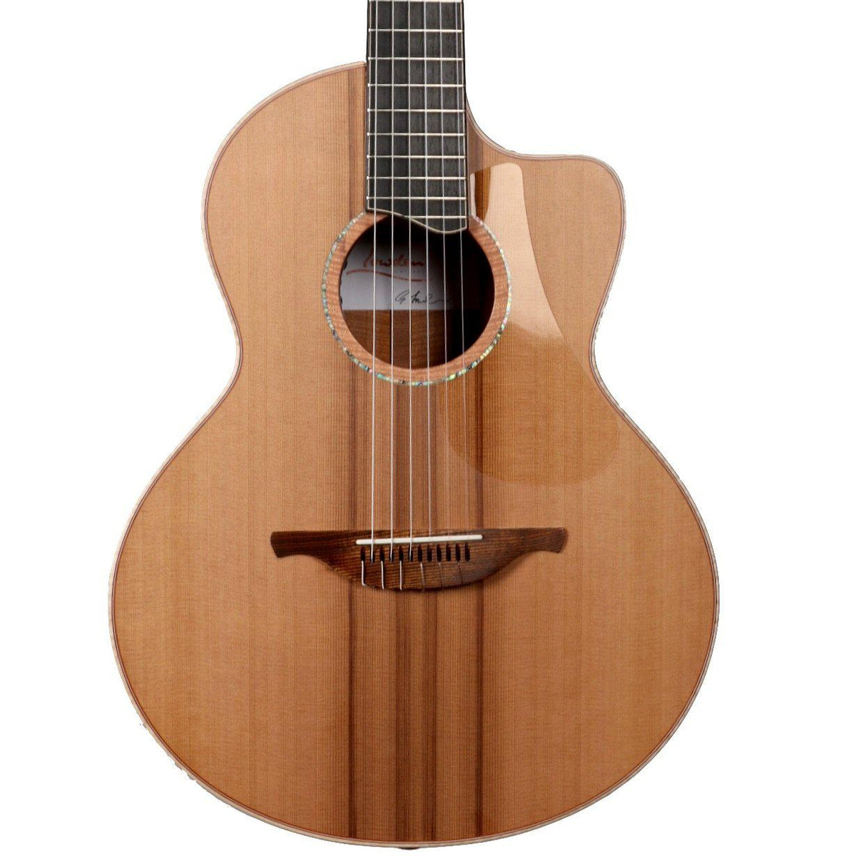 Lowden S50J Flamed Mahogany Jazz Nylon #23669 - Lowden Guitars - Heartbreaker Guitars