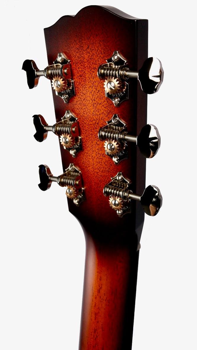 Santa Cruz OM All-Mahogany Dark Burst Custom #5977 - Santa Cruz Guitar Company - Heartbreaker Guitars