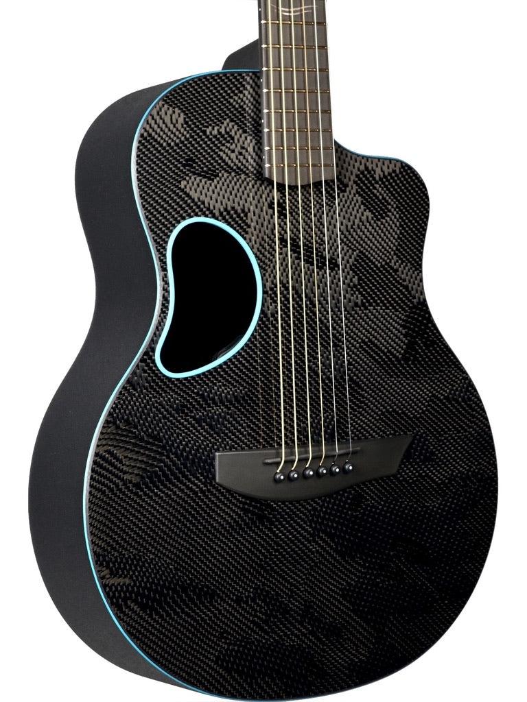 McPherson Carbon Fiber Blackout Touring Blue w/ Camo Finish #11454 - McPherson Guitars - Heartbreaker Guitars