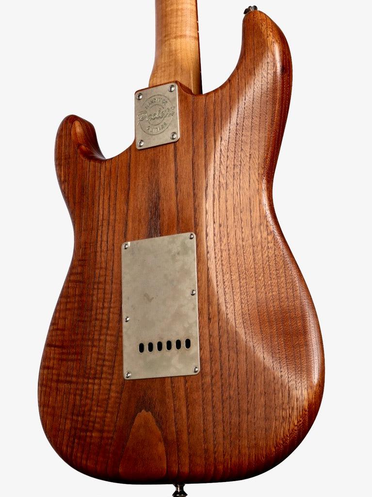 Paoletti Stratospheric Wine SSS with Wood Pickups #151321 - Paoletti - Heartbreaker Guitars