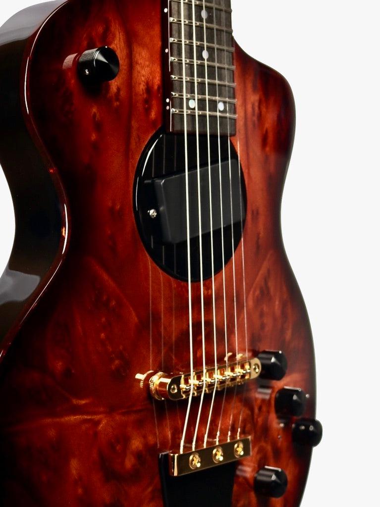 Rick Turner Model 1 Featherweight Custom Camphor Burl #5841 - Rick Turner Guitars - Heartbreaker Guitars
