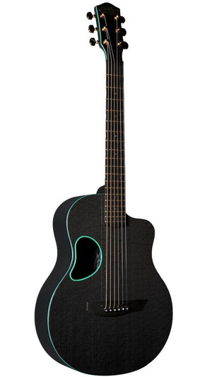 McPherson Carbon Fiber Touring Green Original Pattern w/ Gold Hardware #11155 - McPherson Guitars - Heartbreaker Guitars