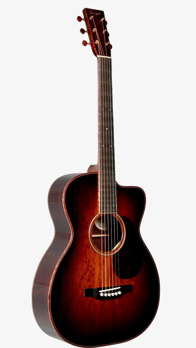 Bourgeois 00-12c DB Signature Legacy Series Dark Burst Aged Tone Bearclaw Spruce / Figured Indian Rosewood #9438 - Bourgeois Guitars - Heartbreaker Guitars