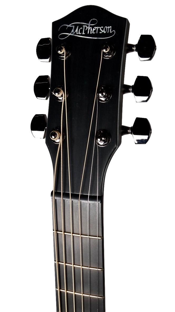 McPherson Carbon Fiber Blackout Touring Silver w/ Camo Finish #11459 - McPherson Guitars - Heartbreaker Guitars