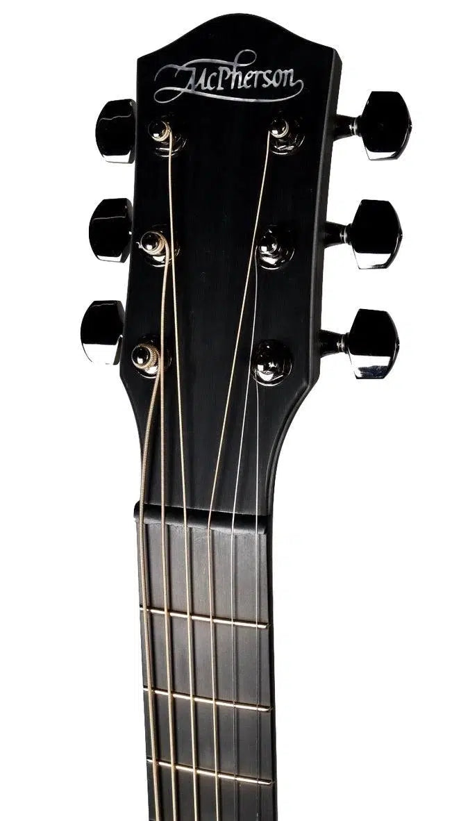 McPherson Carbon Fiber Blackout Touring Silver w/ Honeycomb Finish #11487 - McPherson Guitars - Heartbreaker Guitars