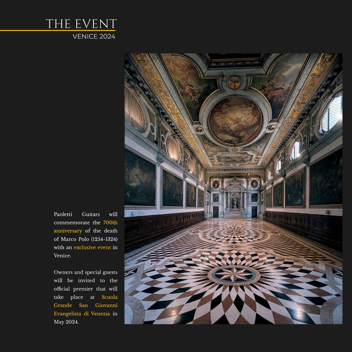 Paoletti Marco Polo 2024 Il Milione Special Edition #4 - Paoletti - Heartbreaker Guitars