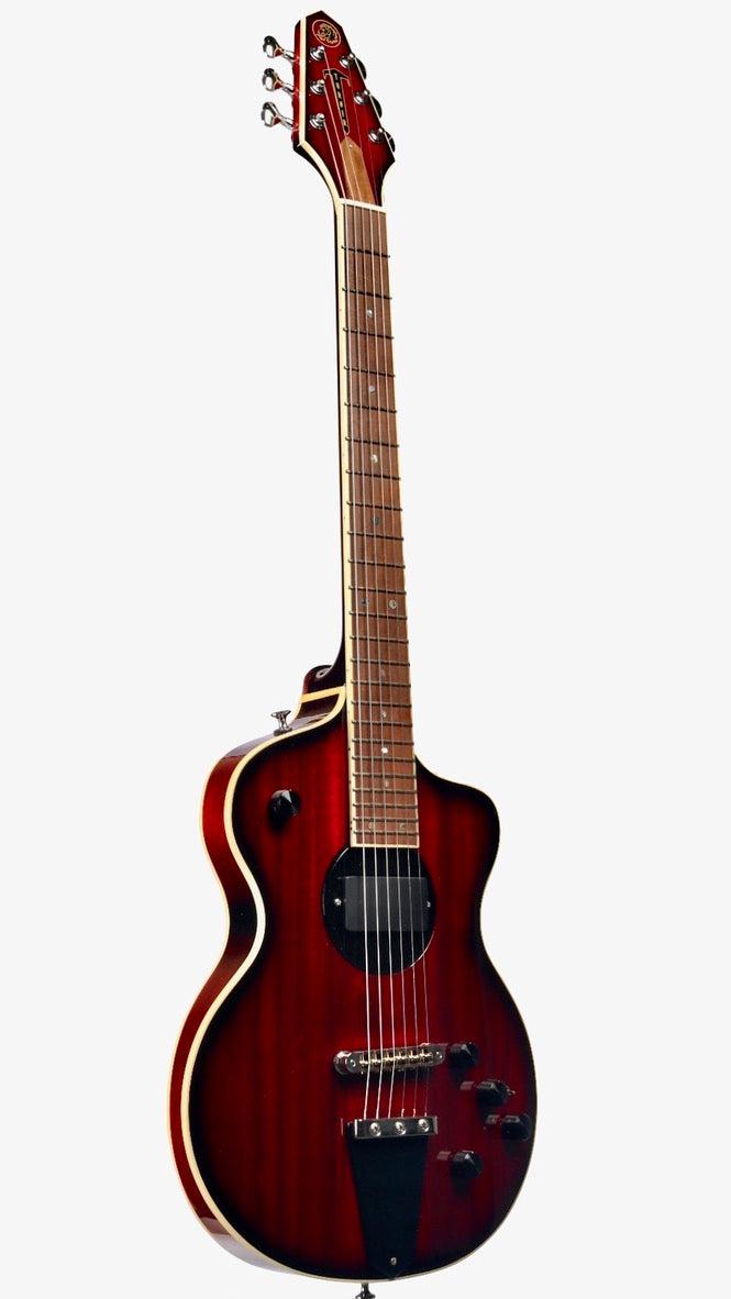 Rick Turner Model 1 LB Burgundy Burst with Full Electronics Package #5792 - Rick Turner Guitars - Heartbreaker Guitars