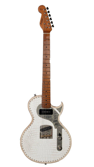 Paoletti Richard Fortus Signature Model White Leather #77220 - Paoletti - Heartbreaker Guitars