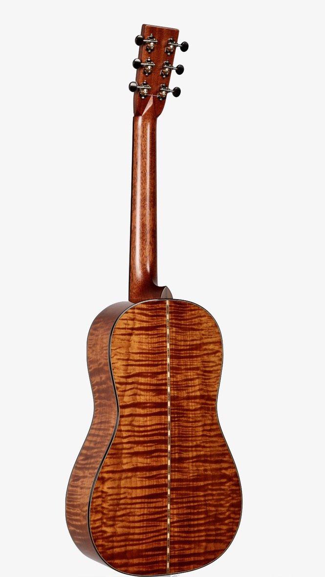 Bourgeois Victorian Piccolo Parlor Aged Tone Swiss Spruce / Aged Tone Curly Maple #9305 - Bourgeois Guitars - Heartbreaker Guitars