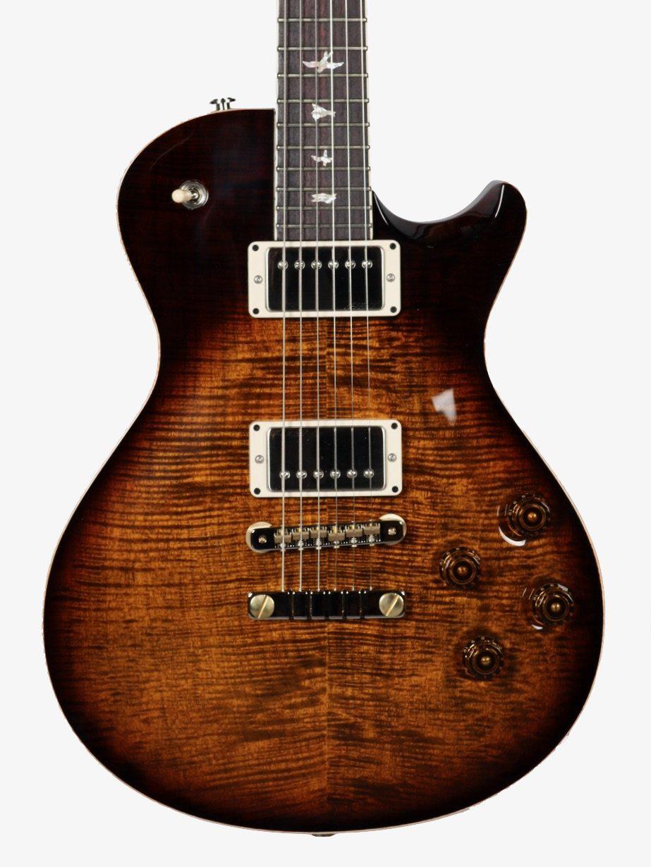 PRS McCarty 594 Singlecut Flamed Maple / Mahogany Pattern Carve Black Gold Burst #308565 - Paul Reed Smith Guitars - Heartbreaker Guitars