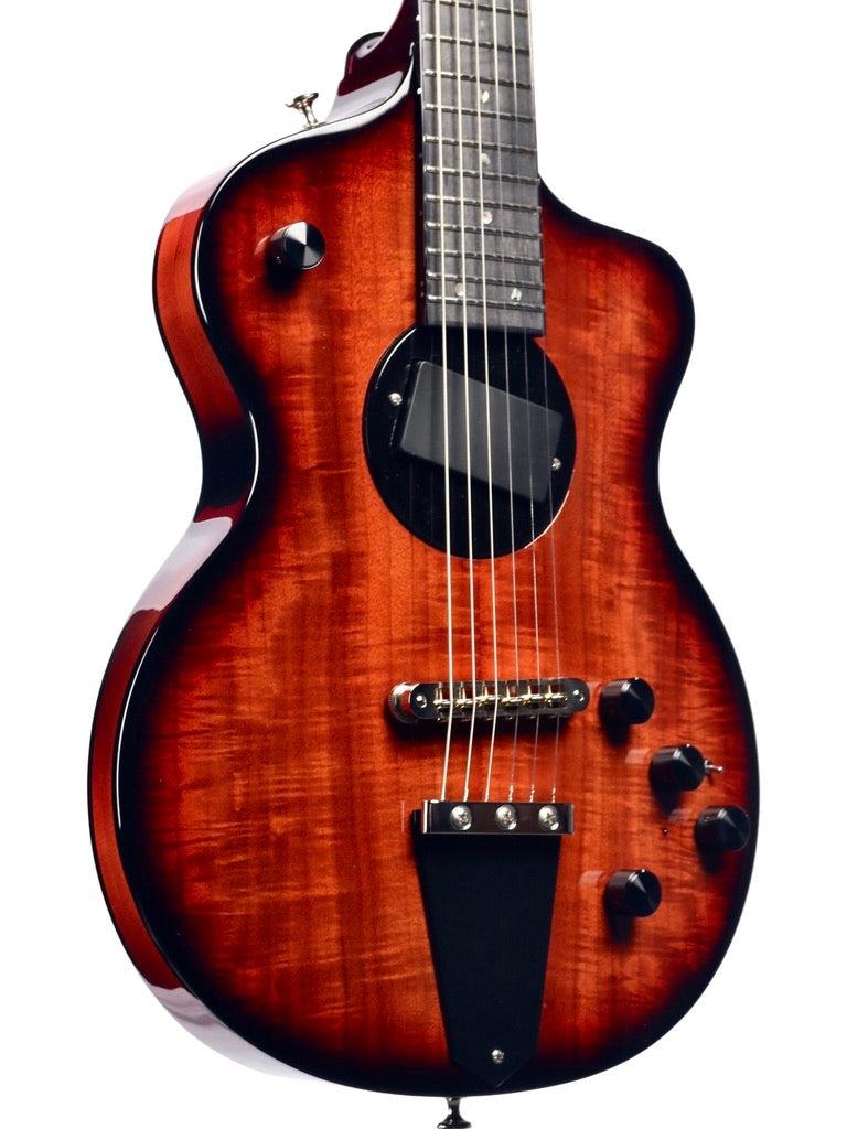 Rick Turner Model 1 Featherweight Myrtlewood Burst with Full Electronics Package #5796 - Rick Turner Guitars - Heartbreaker Guitars