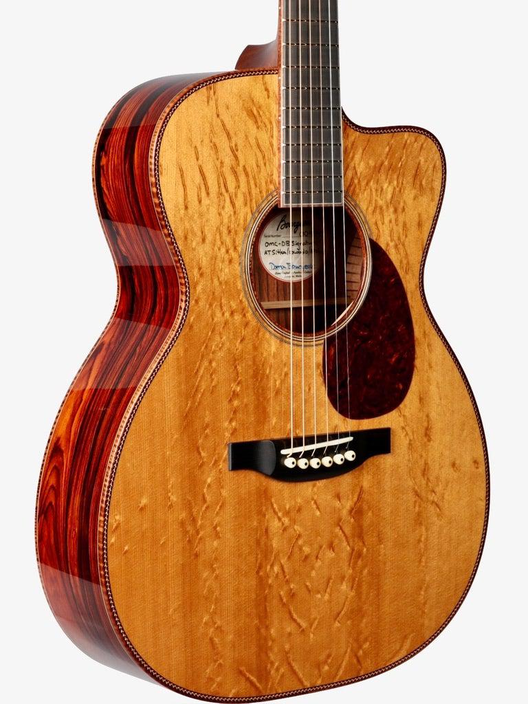 Bourgeois OMC DB Signature Aged Tone Figured Bearclaw Spruce / Cocobolo #9393 - Bourgeois Guitars - Heartbreaker Guitars
