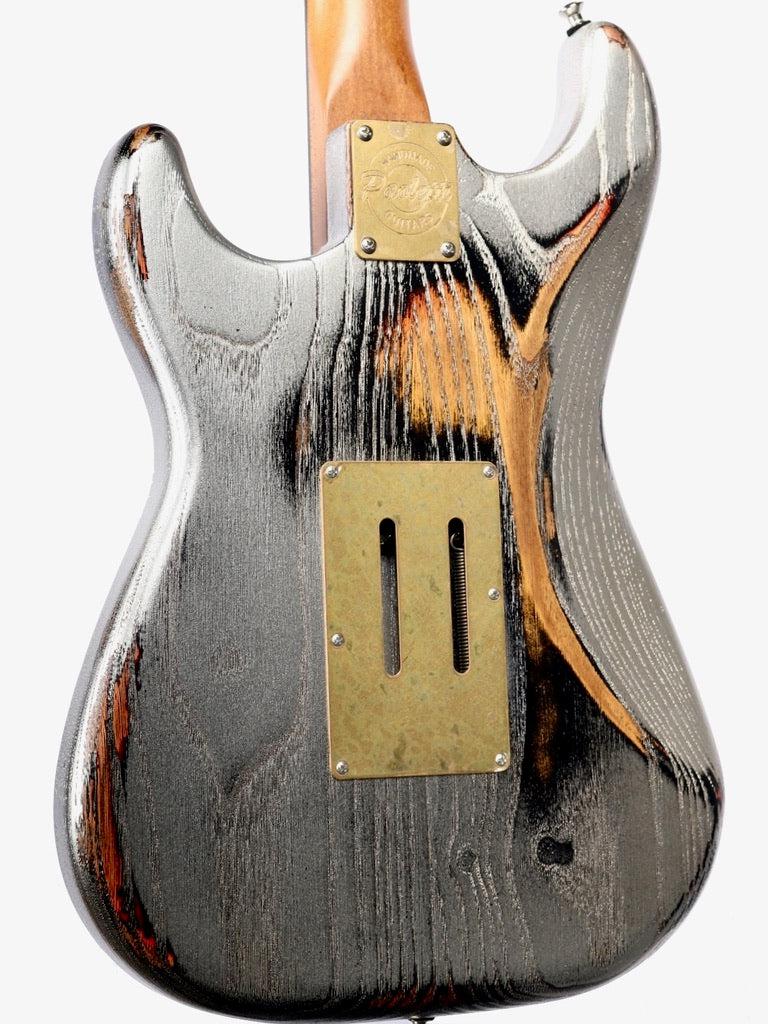 Paoletti Stratospheric Loft HSS Relic Black w/ Floyd Rose #190022 - Paoletti - Heartbreaker Guitars