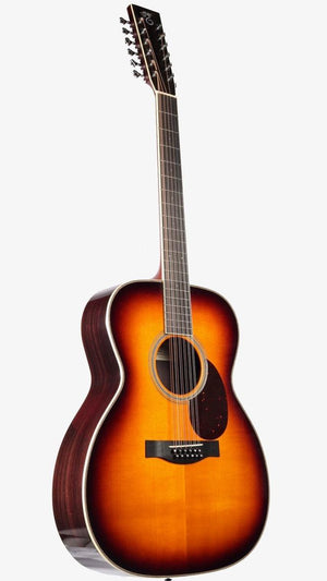 Santa Cruz OM Grand Dark Burst 12 String Adirondack / Indian Rosewood #406 - Santa Cruz Guitar Company - Heartbreaker Guitars