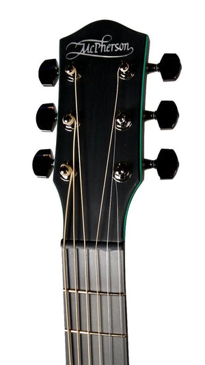 McPherson Carbon Fiber Blackout Touring Green w/ Camo Finish #11453 - McPherson Guitars - Heartbreaker Guitars