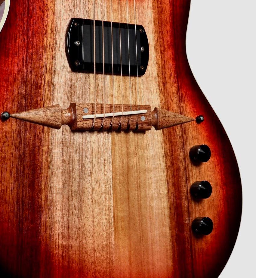 Rick Turner Renaissance RS6 Deuce Burst Acacia / Mahogany #5711 - Rick Turner Guitars - Heartbreaker Guitars