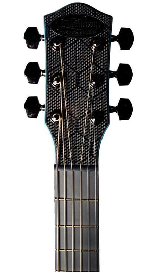 McPherson Carbon Fiber Blackout Touring Blue w/ Honeycomb Finish #11158 - McPherson Guitars - Heartbreaker Guitars