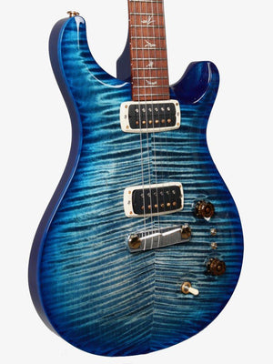 PRS "Paul's Guitar" Flamed Maple 10 Top in Faded Blue Jean Wrap Burst Pattern Carve #311224 - Paul Reed Smith Guitars - Heartbreaker Guitars