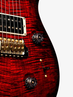 PRS Custom 24 Fire Red Burst 10 Top Hybrid Package #355085 - Paul Reed Smith Guitars - Heartbreaker Guitars