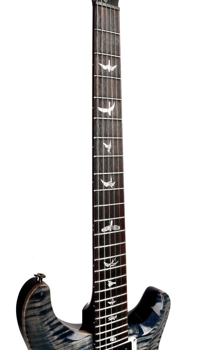 【良鳴】【良木目】PRSCustom24 10Top fadedbluejean Custom 24 10 Top - Faded Whale Blue – Dave's Guitar Shop