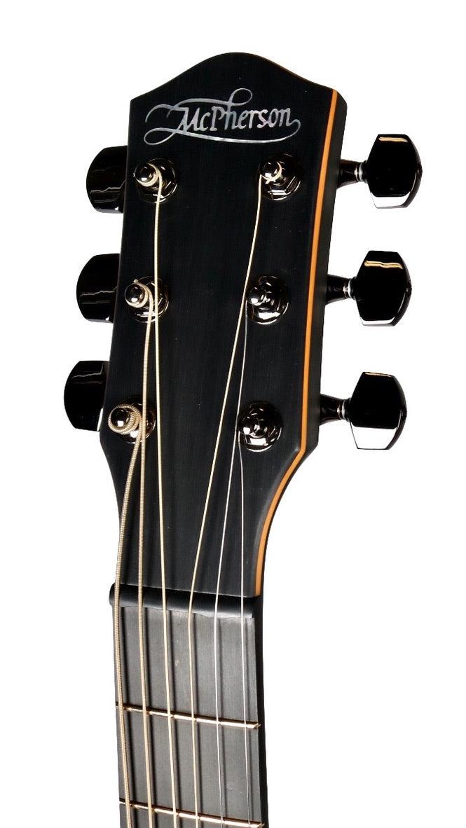 McPherson Carbon Fiber Blackout Touring Orange w/ Camo Finish #11461 - McPherson Guitars - Heartbreaker Guitars