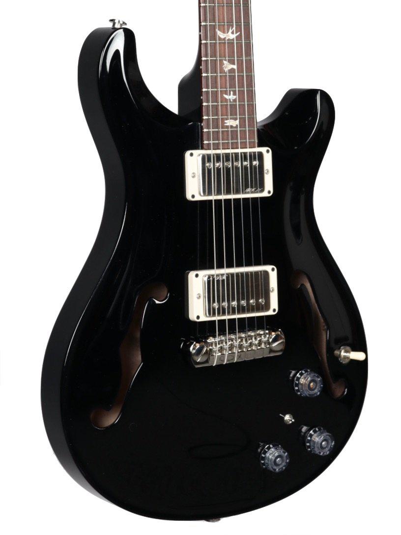PRS Hollowbody II with Piezo All Black Pattern Carve #290844 - Paul Reed Smith Guitars - Heartbreaker Guitars