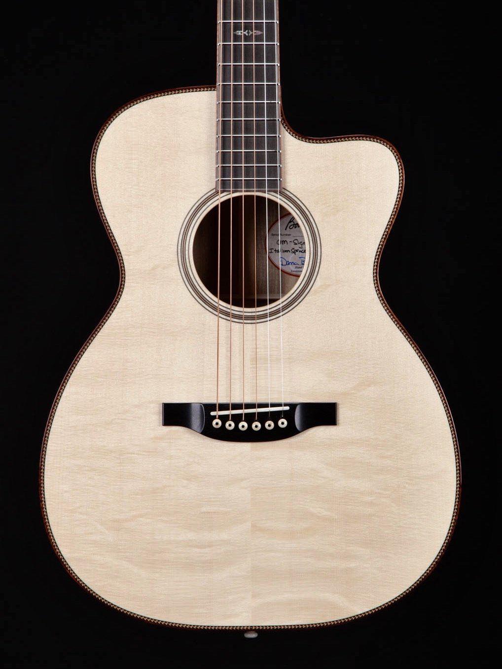 Bourgeois OMC Custom Bear Claw Spruce over Figured Myrtle - Bourgeois Guitars - Heartbreaker Guitars