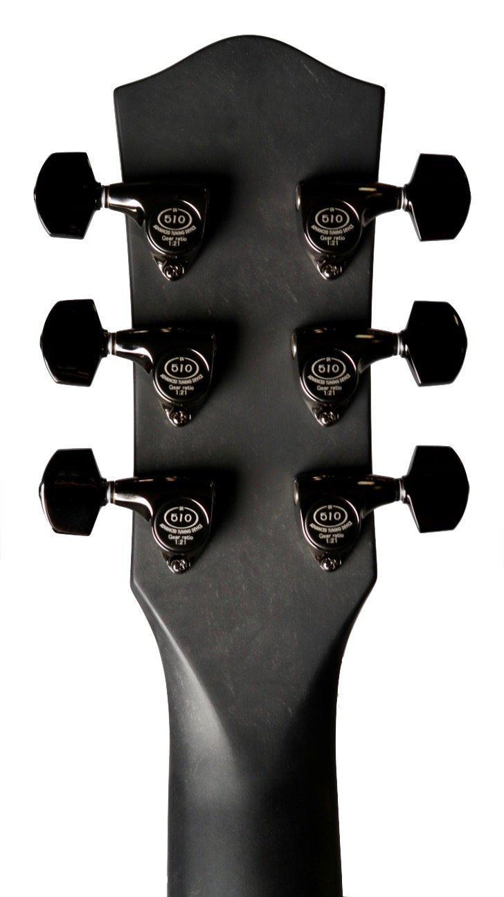 McPherson Carbon Fiber Sable Blackout Edition Basketweave with L.R. Baggs Element Pickup #11098 - McPherson Guitars - Heartbreaker Guitars